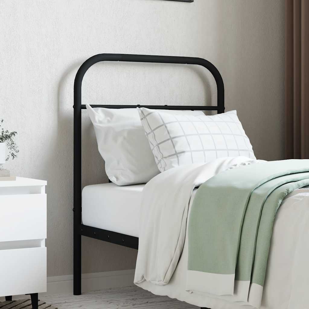 Testiera di Ricambio in Metallo Nero 75 cm