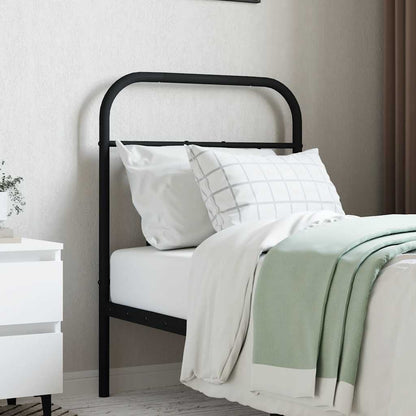 Testiera di Ricambio in Metallo Nero 75 cm