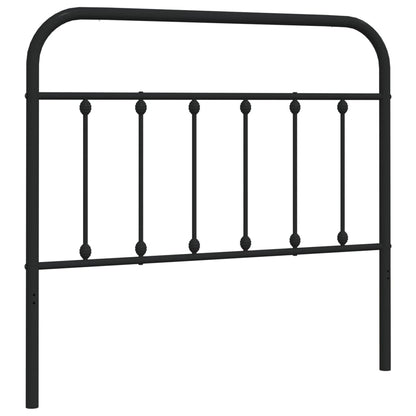 Testiera di Ricambio in Metallo Nero 107 cm