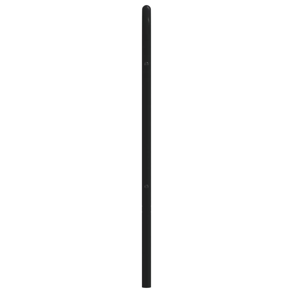 Testiera di Ricambio in Metallo Nero 107 cm