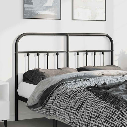 Testiera di Ricambio in Metallo Nero 135 cm