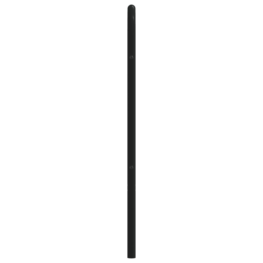 Testiera di Ricambio in Metallo Nero 140 cm