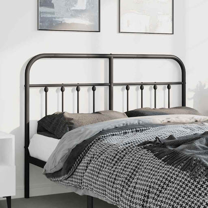 Testiera di Ricambio in Metallo Nero 150 cm