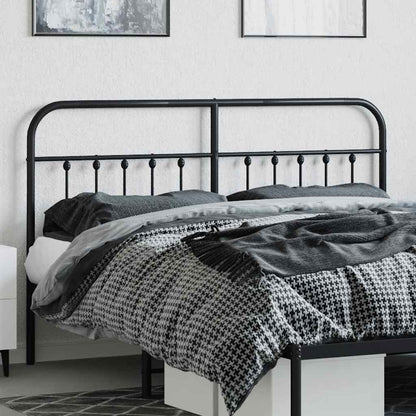 Testiera di Ricambio in Metallo Nero 160 cm