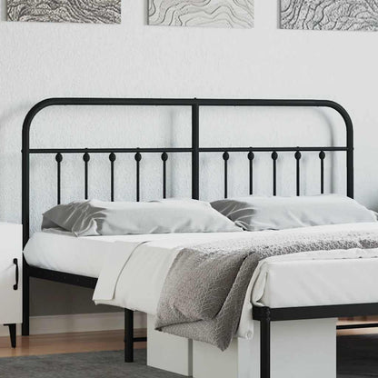 Testiera di Ricambio in Metallo Nero 160 cm