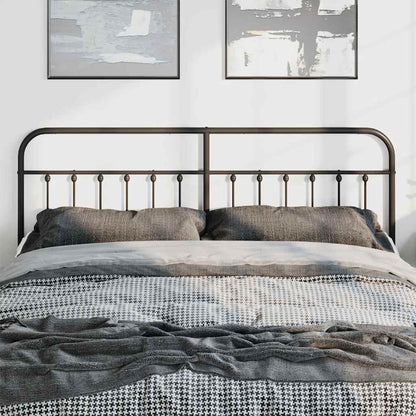 Testiera di Ricambio in Metallo Nero 180 cm