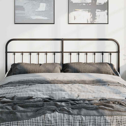 Testiera di Ricambio in Metallo Nero 193 cm
