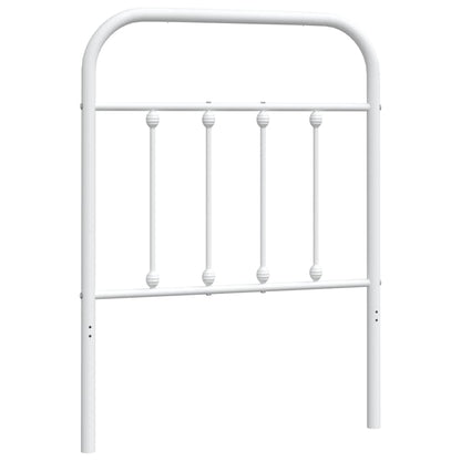 Testiera di Ricambio in Metallo Bianco 75 cm