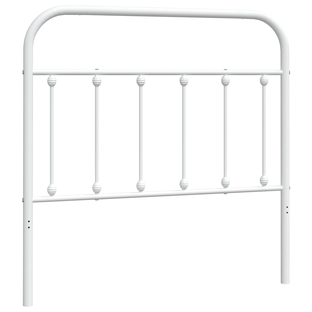 Testiera di Ricambio in Metallo Bianco 100 cm