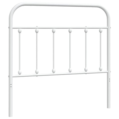 Testiera di Ricambio in Metallo Bianco 100 cm
