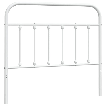 Testiera di Ricambio in Metallo Bianco 107 cm