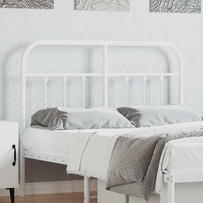 Testiera di Ricambio in Metallo Bianco 120 cm