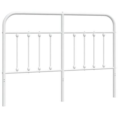 Testiera di Ricambio in Metallo Bianco 135 cm