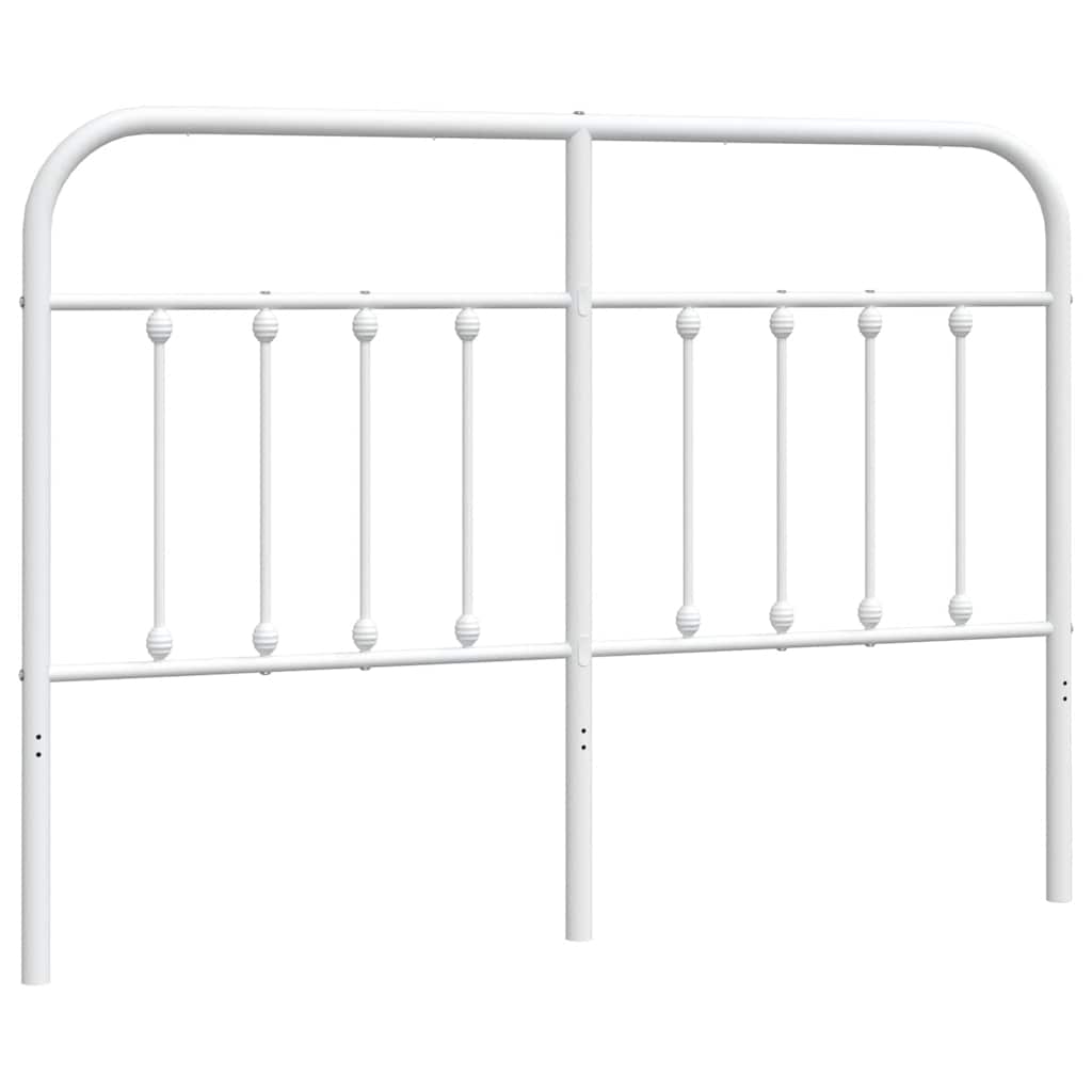 Testiera di Ricambio in Metallo Bianco 150 cm