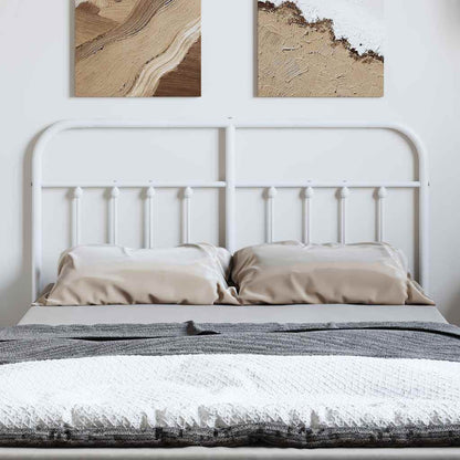 Testiera di Ricambio in Metallo Bianco 150 cm
