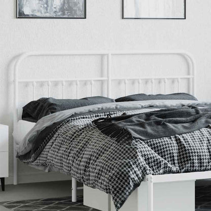 Testiera di Ricambio in Metallo Bianco 160 cm
