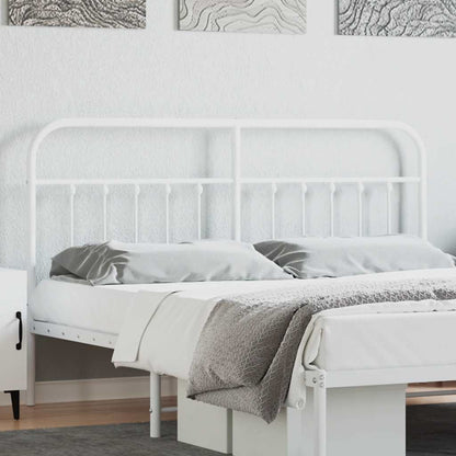 Testiera di Ricambio in Metallo Bianco 160 cm