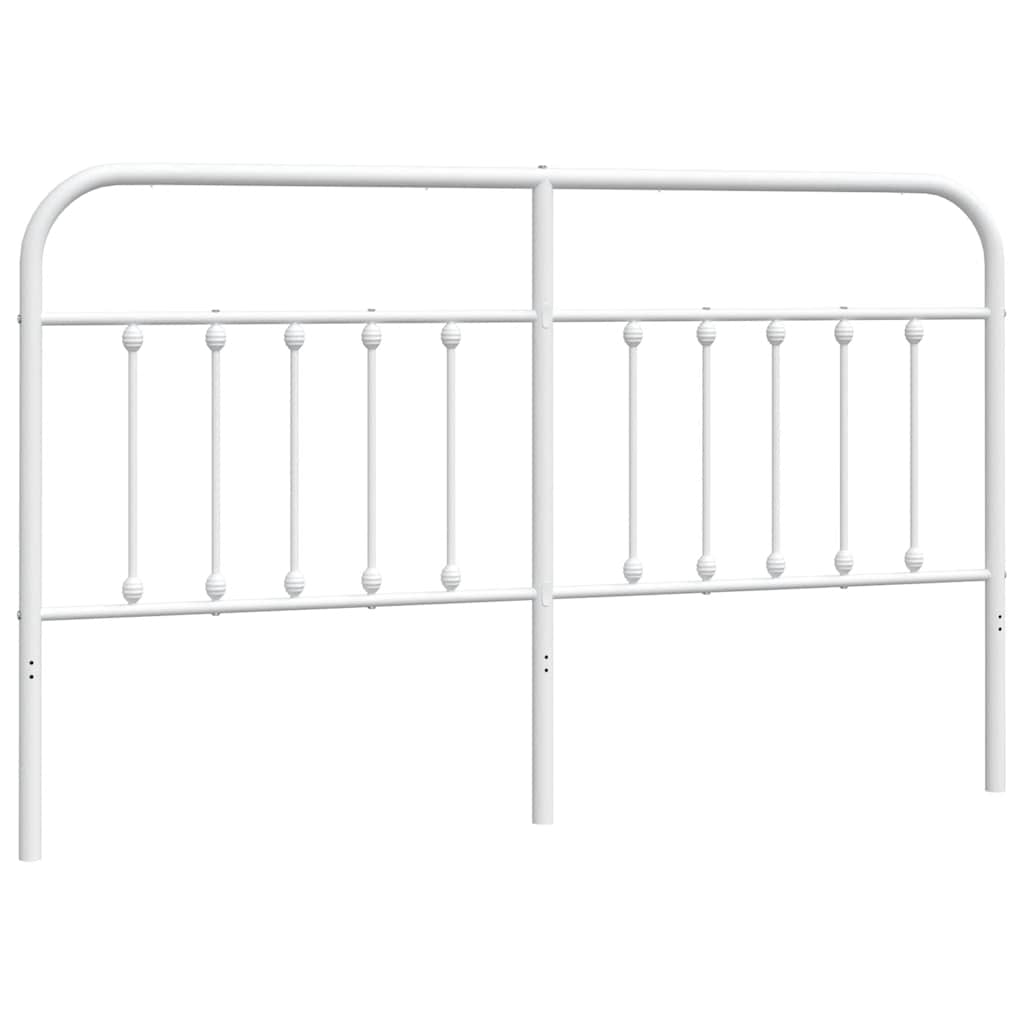 Testiera di Ricambio in Metallo Bianco 180 cm