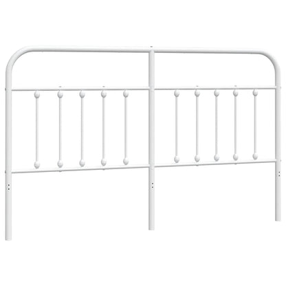 Testiera di Ricambio in Metallo Bianco 180 cm