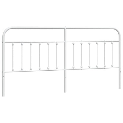 Testiera di Ricambio in Metallo Bianco 193 cm