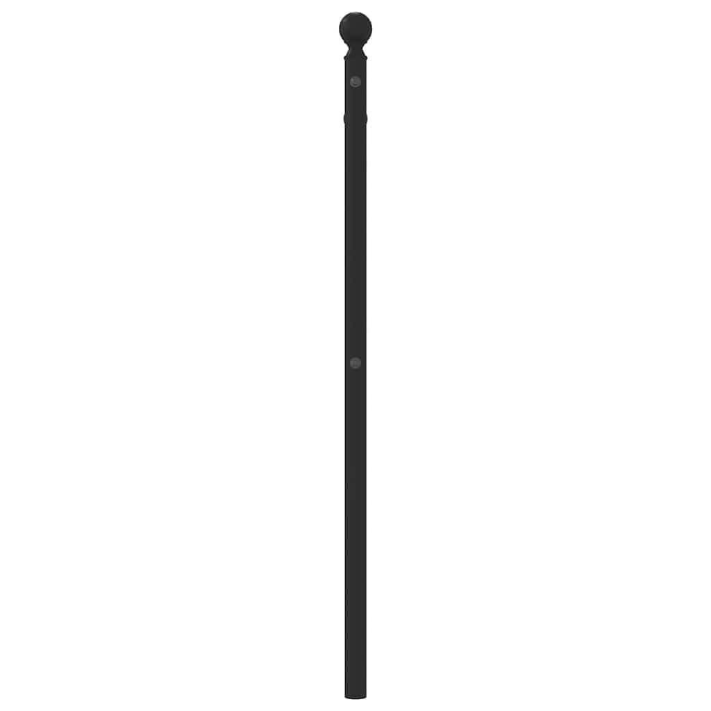 Testiera di Ricambio in Metallo Nero 100 cm