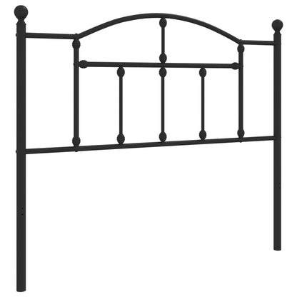 Testiera di Ricambio in Metallo Nero 107 cm