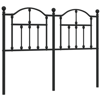 Testiera di Ricambio in Metallo Nero 120 cm