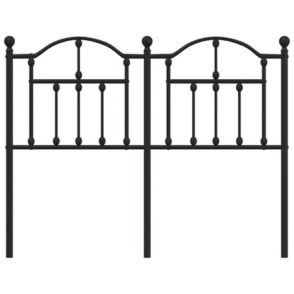 Testiera di Ricambio in Metallo Nero 120 cm