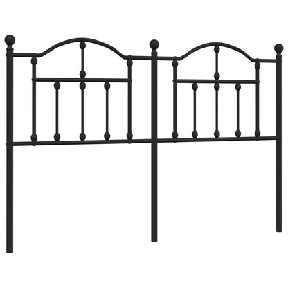 Testiera di Ricambio in Metallo Nero 140 cm