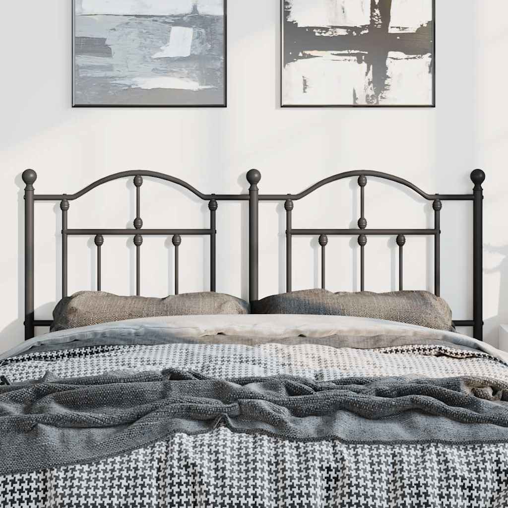 Testiera di Ricambio in Metallo Nero 150 cm