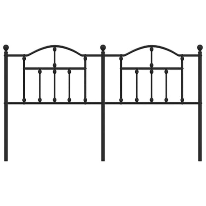 Testiera di Ricambio in Metallo Nero 160 cm