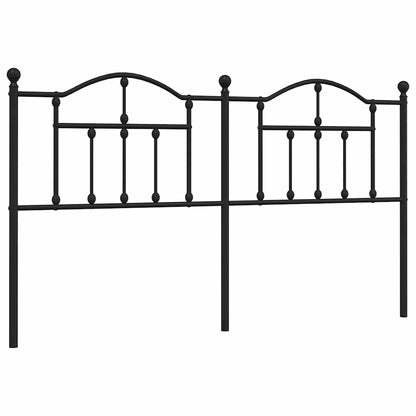 Testiera di Ricambio in Metallo Nero 180 cm