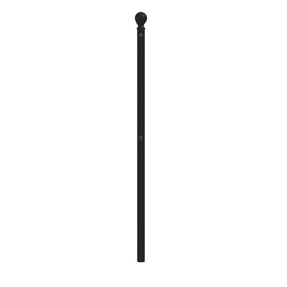 Testiera di Ricambio in Metallo Nero 180 cm