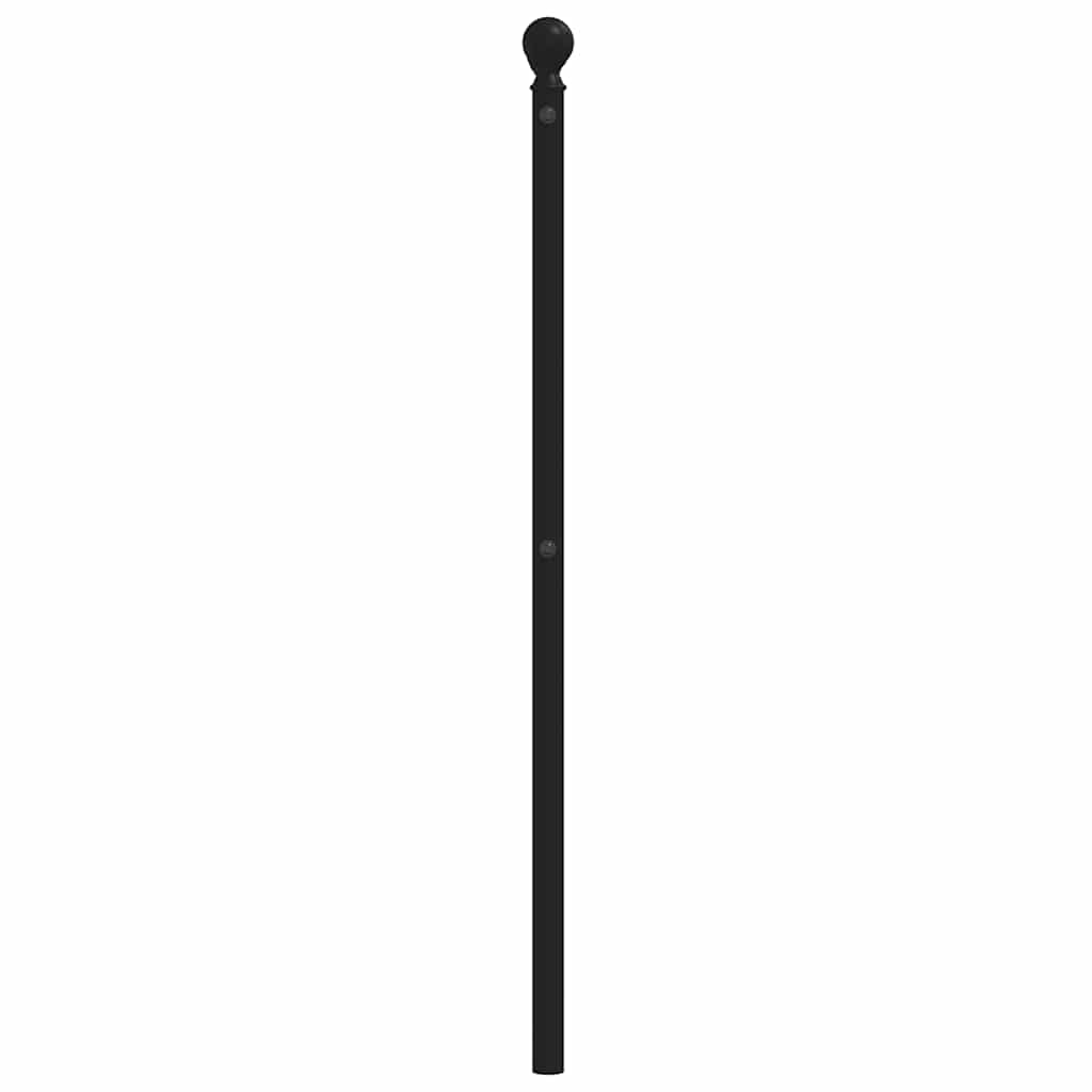 Testiera di Ricambio in Metallo Nero 193 cm