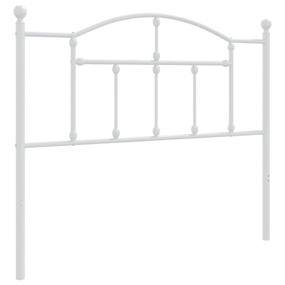 Testiera di Ricambio in Metallo Bianco 107 cm