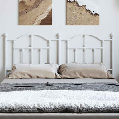Testiera di Ricambio in Metallo Bianco 135 cm