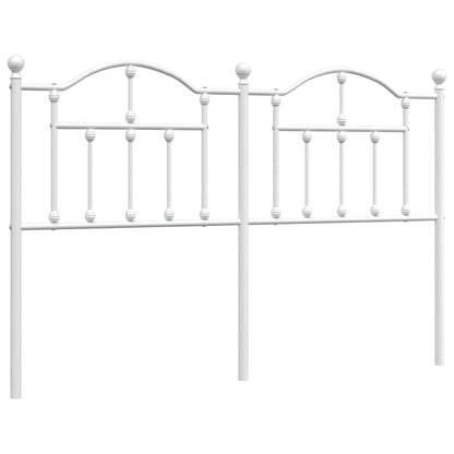 Testiera di Ricambio in Metallo Bianco 150 cm
