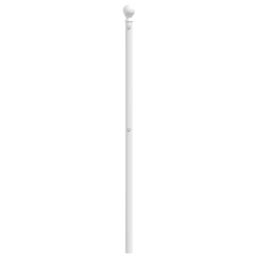 Testiera di Ricambio in Metallo Bianco 150 cm