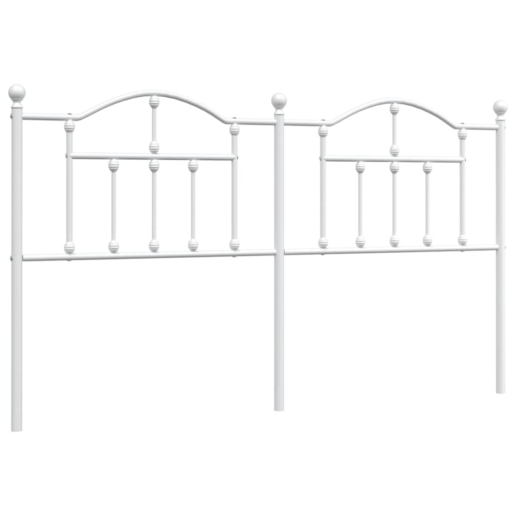 Testiera di Ricambio in Metallo Bianco 160 cm