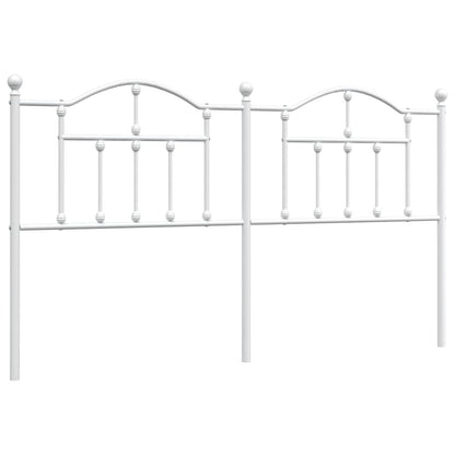 Testiera di Ricambio in Metallo Bianco 160 cm