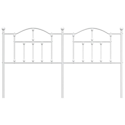 Testiera di Ricambio in Metallo Bianco 160 cm