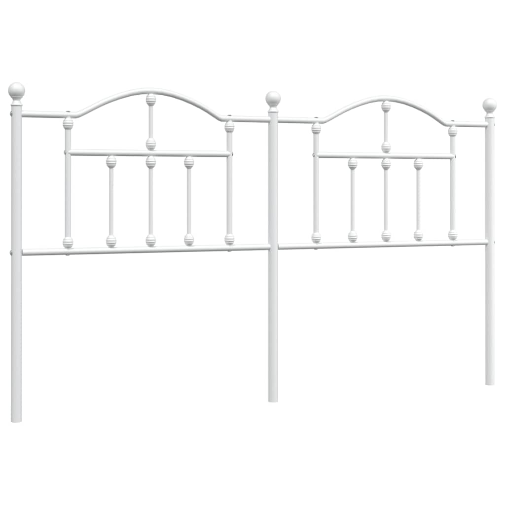 Testiera di Ricambio in Metallo Bianco 180 cm