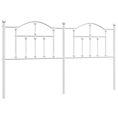 Testiera di Ricambio in Metallo Bianco 180 cm
