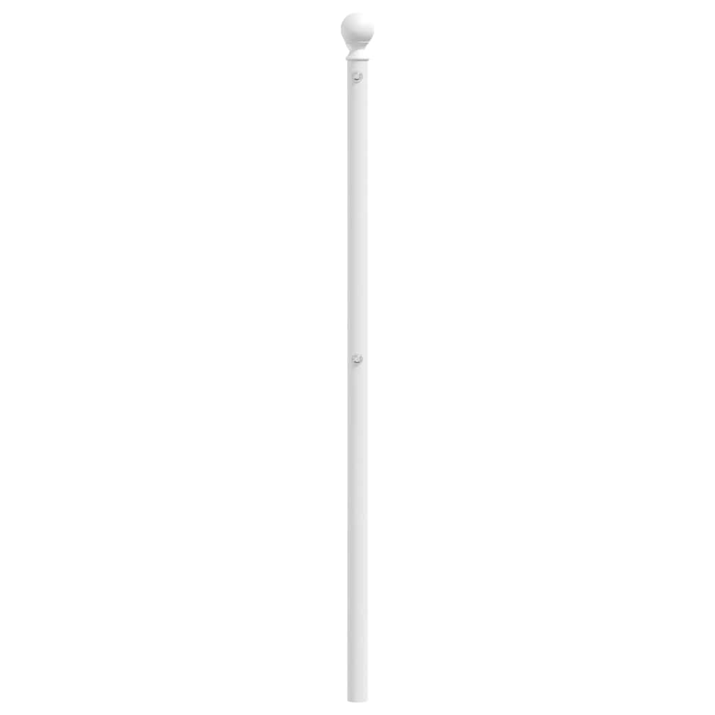 Testiera di Ricambio in Metallo Bianco 180 cm