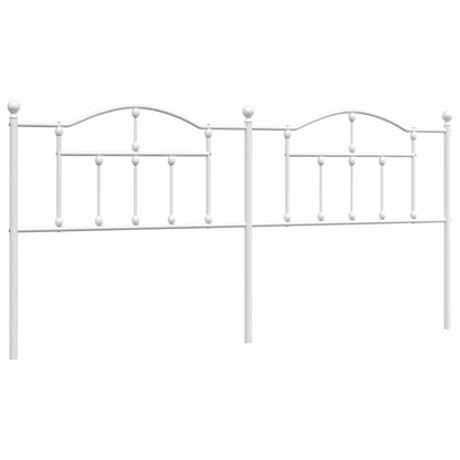 Testiera di Ricambio in Metallo Bianco 193 cm
