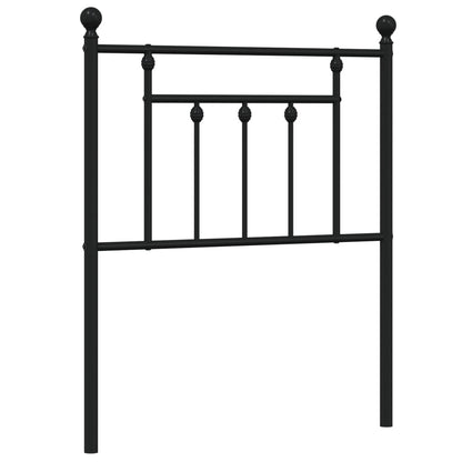 Testiera di Ricambio in Metallo Nero 75 cm