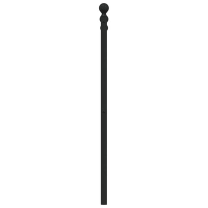 Testiera di Ricambio in Metallo Nero 75 cm