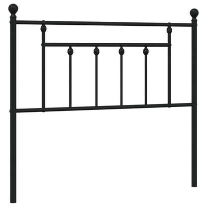 Testiera di Ricambio in Metallo Nero 107 cm