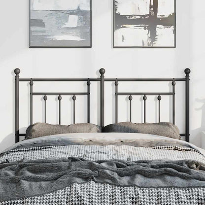 Testiera di Ricambio in Metallo Nero 135 cm