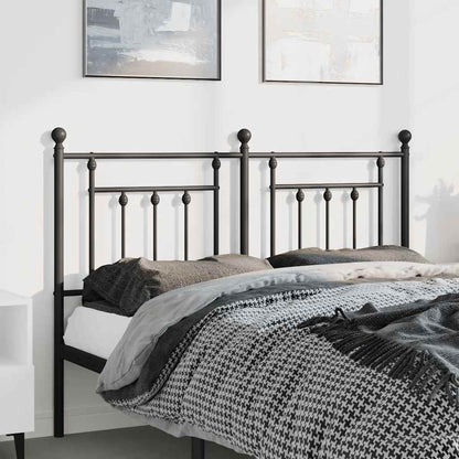 Testiera di Ricambio in Metallo Nero 135 cm